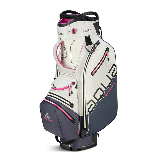 Bigmax Aqua Sport 4 kärrybagi - Off White/Steel/Fuchsia