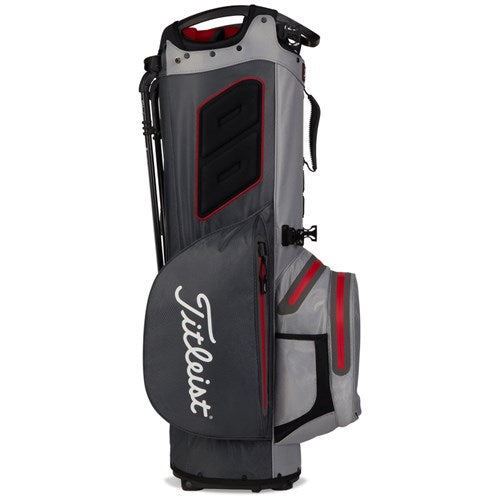 Titleist Hybrid 14 StaDry Charcoal / Grey / Red