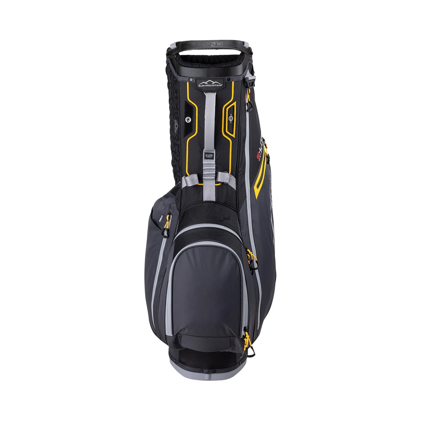 Sun Mountain E-LITE 14-way kantobägi BLACK-STEEL-GOLD