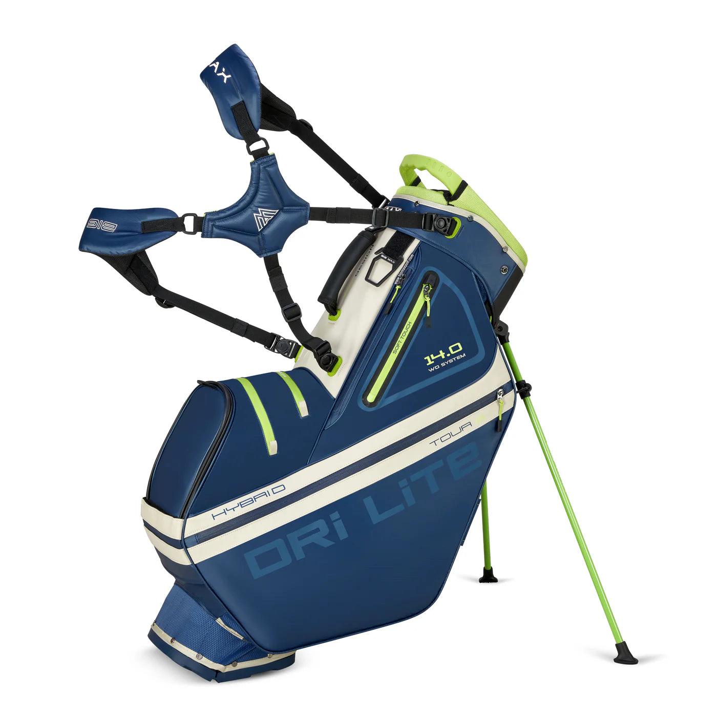 Bigmax Dri Lite Hybrid Tour 2 kantobagi - Navy/Lime