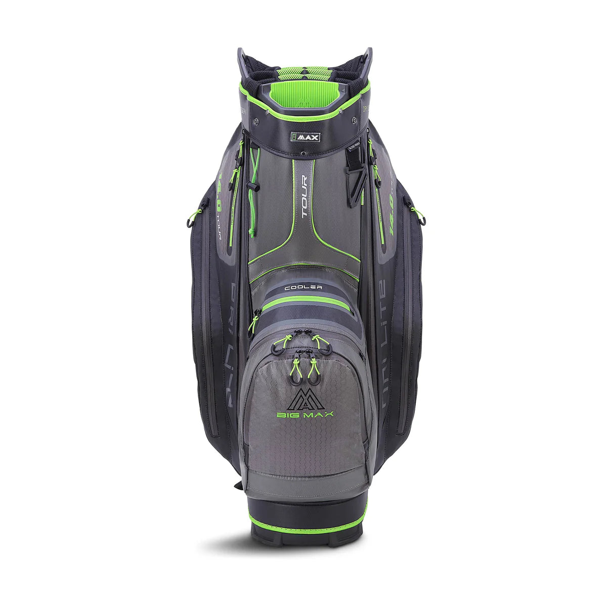 Bigmax Dri Lite Tour kärrybagi - Charcoal/Black/Lime