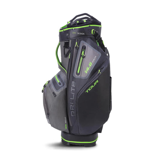 Bigmax Dri Lite Tour kärrybagi - Charcoal/Black/Lime