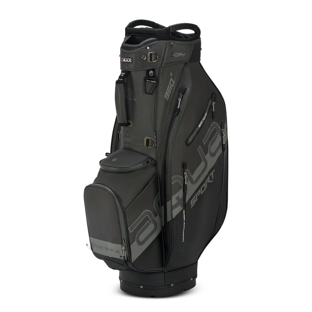 Bigmax Aqua Sport 360² kärrybagi – Black-Charcoal-Grey