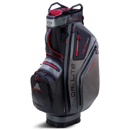 Bigmax Dri Lite Tour kärrybagi - Black/Charcoal/Merlot
