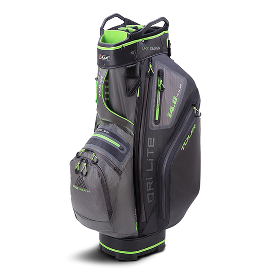 Bigmax Dri Lite Tour kärrybagi - Charcoal/Black/Lime