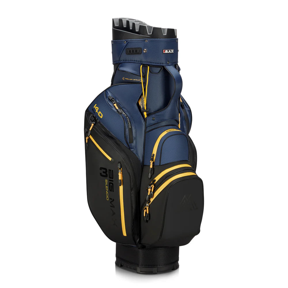 Bigmax Dri Lite Silencio 3 kärrybagi – black-navy-corn