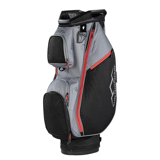 Sun Mountain Forerunner kärrybagi – BLACK-NICKEL-RED