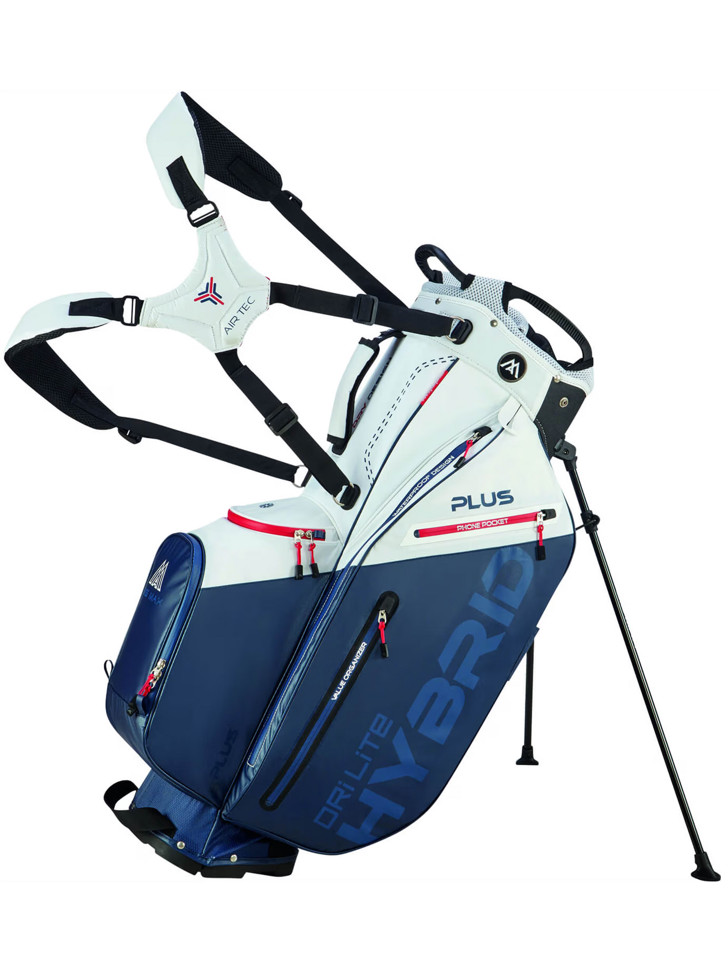 Bigmax Dri Lite Hybrid Plus kantobagi - White / Navy / Red