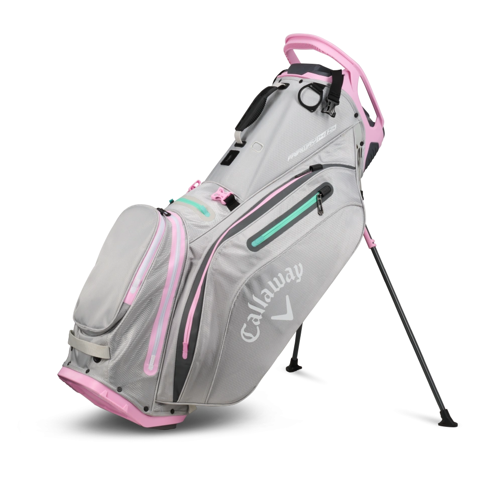 Callaway Fairway 14 HD Stand Bag, Harmaa / Pinkki