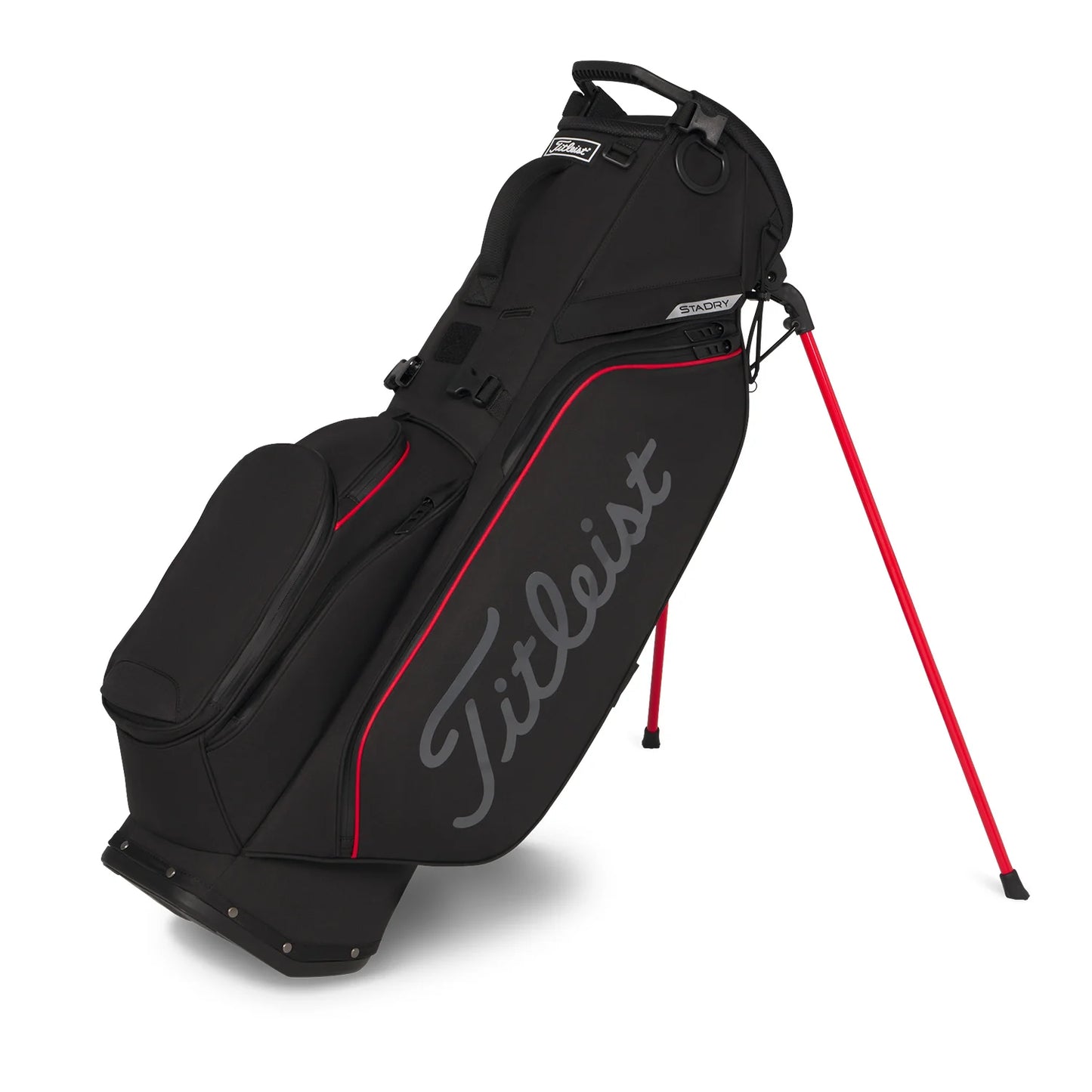 Titleist Players S5 StaDry kantobägi - Black/Black/Red
